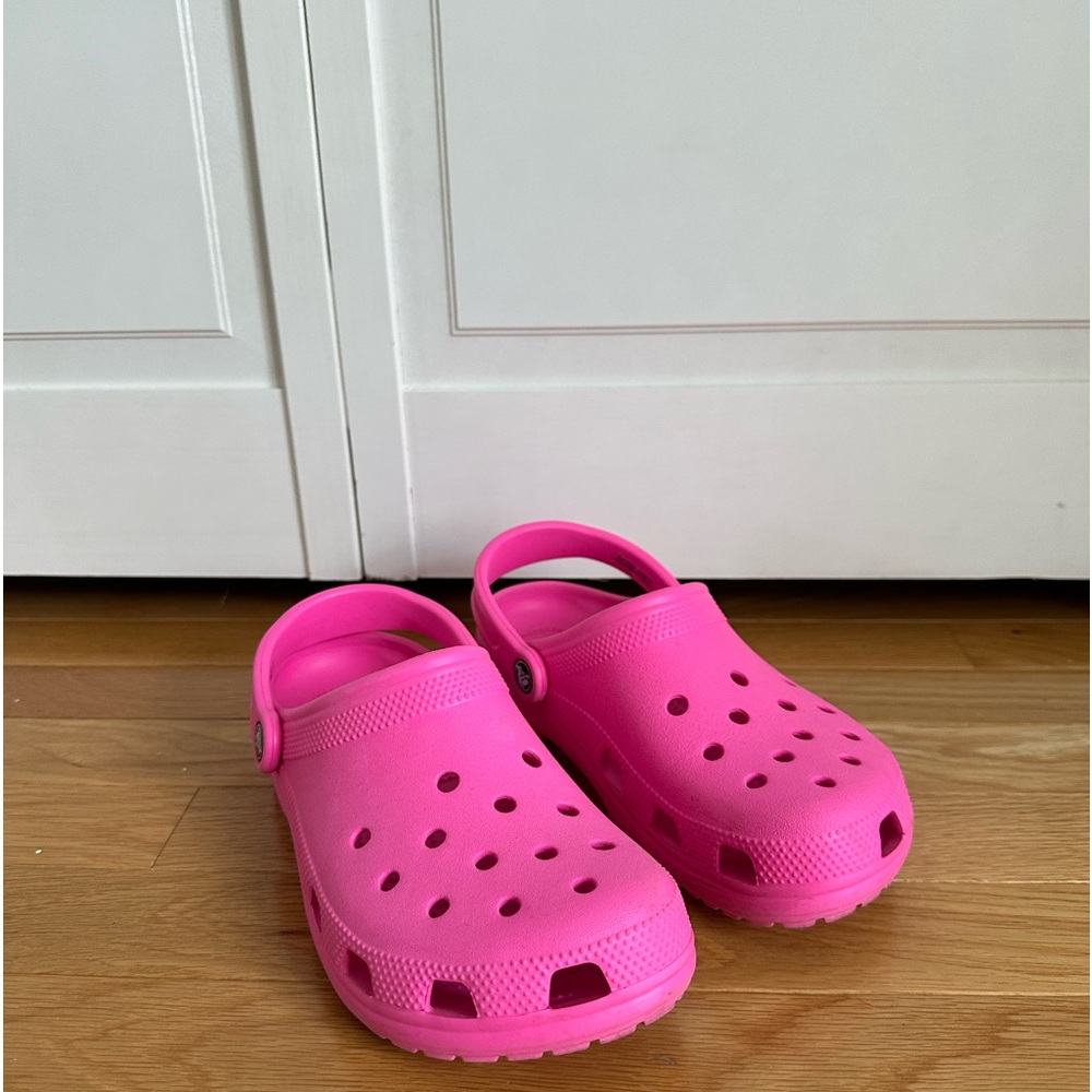 Pink Crocs
